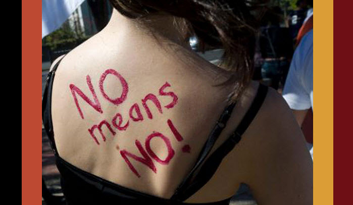 Abused woman